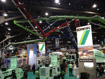 Schwing Expands Presence At World of Concrete 2013