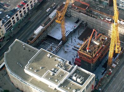 New Pump and Placing Boom Combination Debut on Seattle Bank Tower